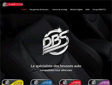 Tablet Screenshot of housses-auto-dbs.com